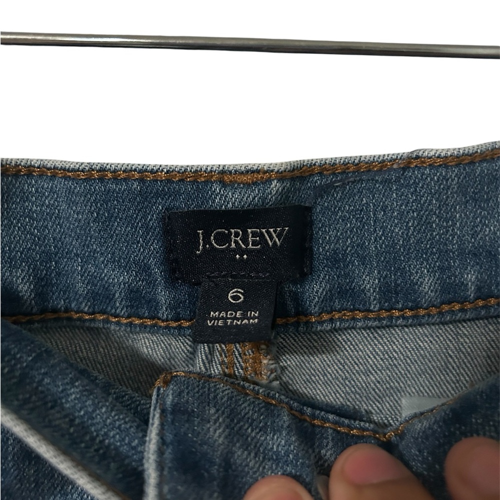 J CREW Button Down Knee Length Denim Skirt Size 6. - Picture 8 of 8